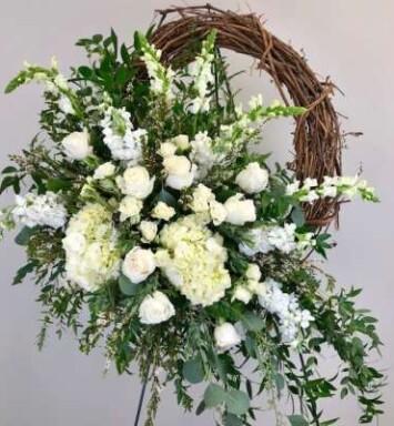Grace Collection: Grapevine Wreath Flowers