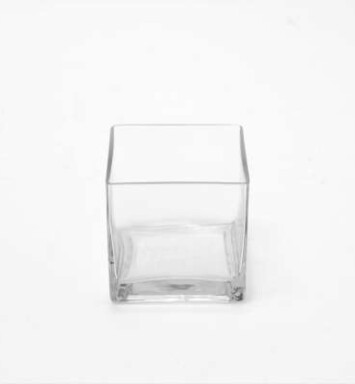 4" Glass Cube