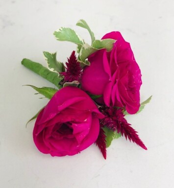 Spray Rose Boutonniere
