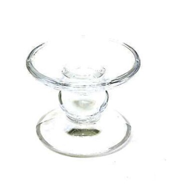 Clear Glass Taper Holder