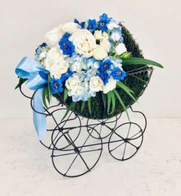 Baby Carriage Blue